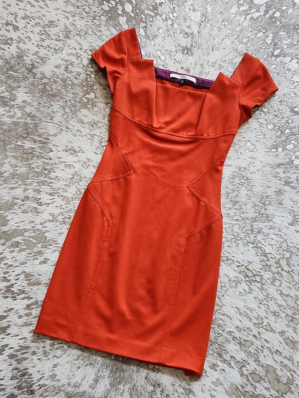 DVF Stretch Sheath Dress Sz6